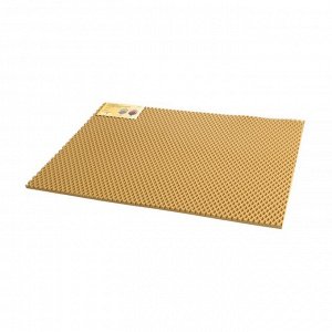 Универсальный ева-коврик Eco-cover, Ромб 50 х 67 см, бежевый