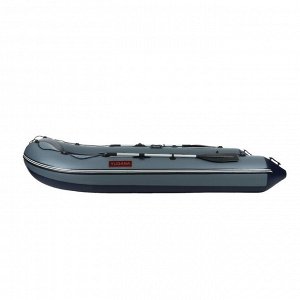 Лодка YUGANA 3200 СК, слань+киль, цвет серый/синий
