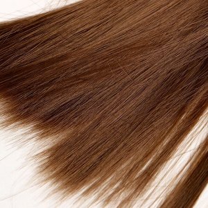 Волосы - тресс для кукол «Прямые» длина волос: 25 см, ширина:100 см, цвет № 6