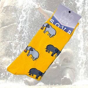 Носки серии В мире животных "Влюбленные слоны"
