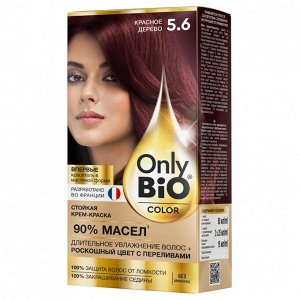 Стойкая крем-краска для волос "ONLY BIO COLOR" Красное дерево 5.6