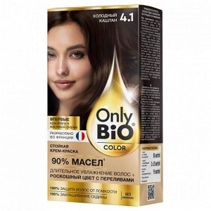 ФК Стойкая крем-краска "ONLY BIO COLOR" Роскошный каштан /4.0/