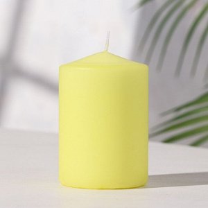 Свеча-цилиндр ароматическая "Лимонный фреш", 8,5х6 см, 180 г