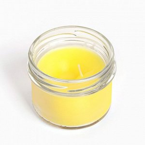 Свеча в банке ароматическая "Лимонный фреш", 6х7 см, 120 г