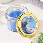 Свеча в банке ароматическая &quot;Морской бриз&quot;, 5х6 см, 120