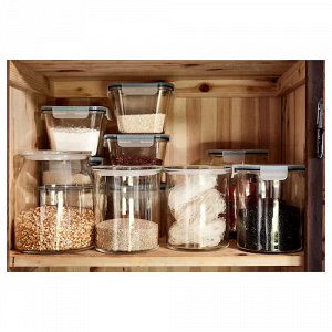 IKEA 365+, Банка круглая/стеклянная, 3,3 л