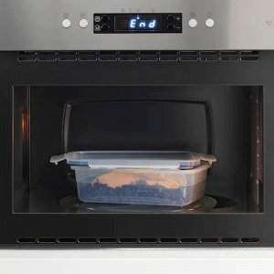 IKEA 365+, Контейнер для пищевых продуктов с крышкой, прямоугольный/пластиковый, 1,0 л, 3 шт