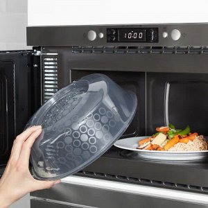 PRICKIG, Крышка для микроволновки, серая, 26 см