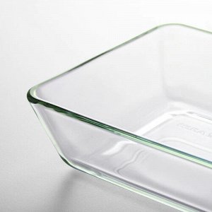 MIXTUR, блюдо для запекания/сервировки, прозрачное стекло, 27x18 см