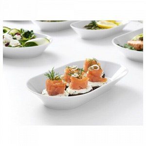 IKEA 365+, Сервировочная тарелка, белая, 24x13 см