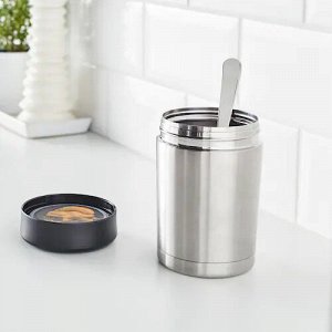EFTERFRÅGAD, Термос для пищевых продуктов, нержавеющая сталь, 0,5 л
