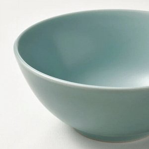 FÄRGKLAR, Чаша, матовая светло-бирюзовая, 12 см, 4 шт
