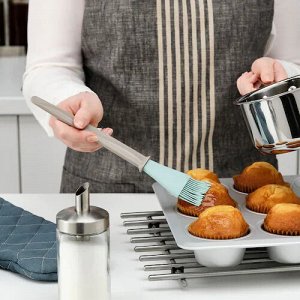 BAKGLAD, Кисточка для выпечки, бежево-голубая