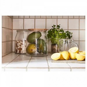 IKEA 365+, Банка круглая/стеклянная, 3,3 л