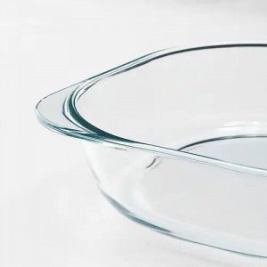 FLJSAM, форма для запекания, прозрачное стекло, 24,5x24,5 см