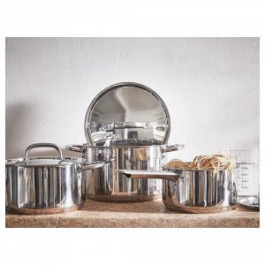 IKEA 365+, Набор посуды из 6 предметов, нержавеющая сталь