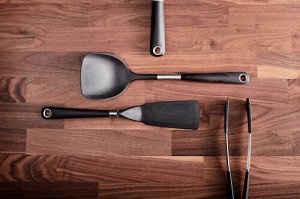 IKEA 365+ HJÄLTE, Лопатка, нержавеющая сталь/черный, 33 см