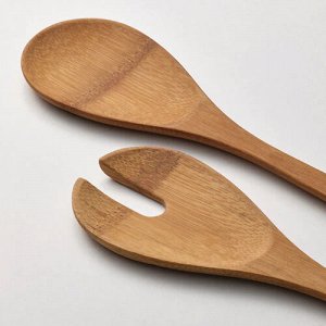 GRNSAKER, Набор из 2 предметов для подачи салата, бамбук