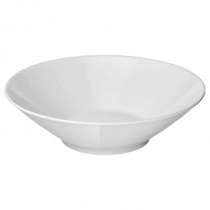 IKEA 365+, глубокая тарелка/миска, скошенные бортики, белый, 22 см