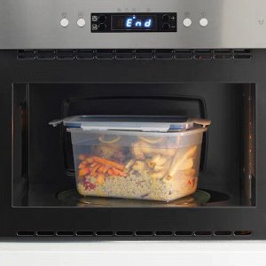 IKEA 365+, пищевой контейнер с крышкой, прямоугольный/пластик, 2,0 л