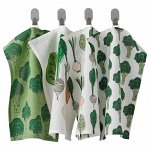 TORVFLY, Кухонное полотенце с рисунком/зеленое, 30х40 см/ 4 шт