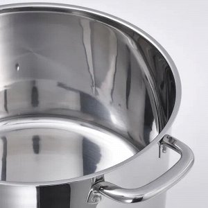 IKEA 365+, Кастрюля с крышкой, нержавеющая сталь, 10,0 л