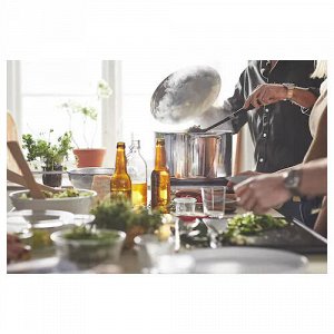 IKEA 365+, Кастрюля с крышкой, нержавеющая сталь, 10,0 л