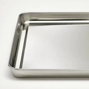 GRILLTIDER, Сервировочный поднос, нержавеющая сталь, 40х30 см