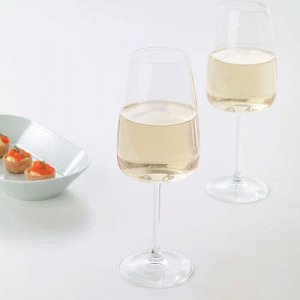 IKEA DYRGRIP, Бокал для белого вина, прозрачное стекло, 42 cl