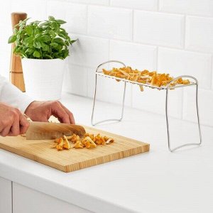VÄLVÅRDAD, Полка для сушки посуды, нержавеющая сталь, 13x32 см