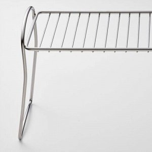 VÄLVÅRDAD, Полка для сушки посуды, нержавеющая сталь, 13x32 см
