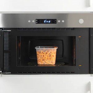 IKEA 365+, Пищевой контейнер без крышки , квадратный/пластик, 1,4 л