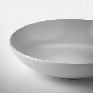 FÄRGKLAR, Набор тарелок , матовый светло-серый, 19 см