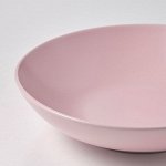 FRGKLAR, глубокая тарелка, матовый светло-розовый, 19 см