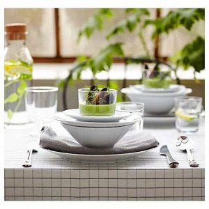 IKEA 365+, тарелка, белая, 15 см