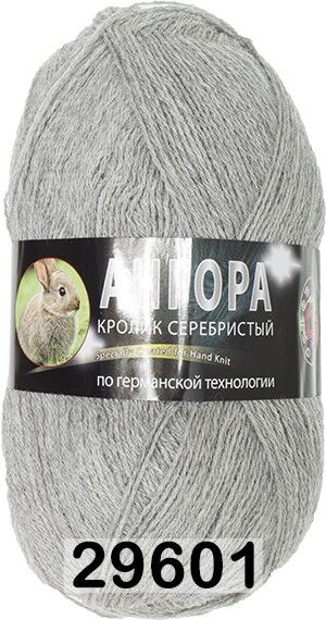 Пряжа Color City Angora Кролик серебристый