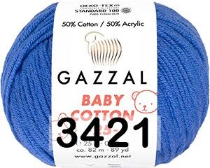 Пряжа Gazzal Baby Cotton 25