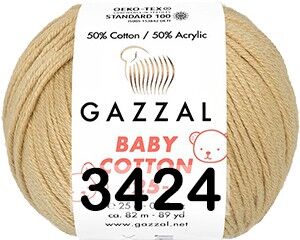 Пряжа Gazzal Baby Cotton 25