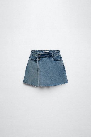 Denim skort