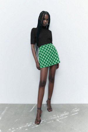 Printed skort