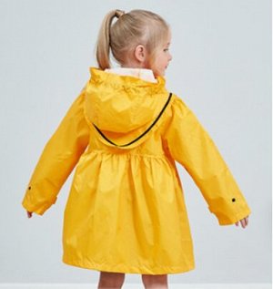 Детский плащ дождевик, цвет желтый