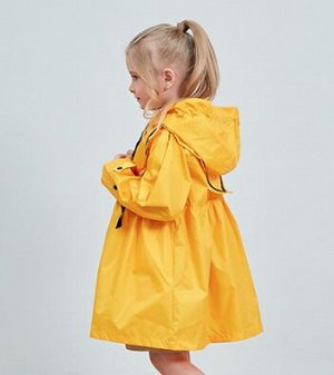 Детский плащ дождевик, цвет желтый