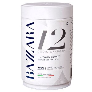 Кофе BAZZARA Dodicigrancru 250 г ж/б молотый 1 уп.х 6 шт.
