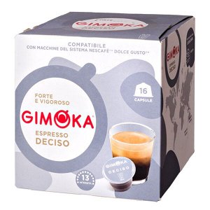 Кофе капсулы DG GIMOKA Espresso Deciso 1уп.х 16 капсул