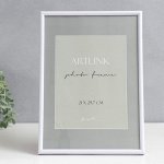 Фоторамка пластик &quot;Decoline&quot; 21х29,7 см, белый