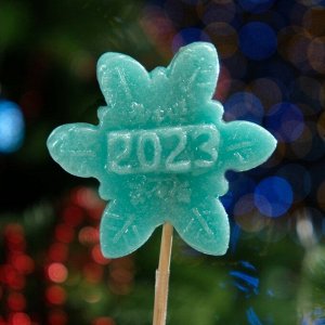 Леденец "Снежинка 2022", микс, 30 г