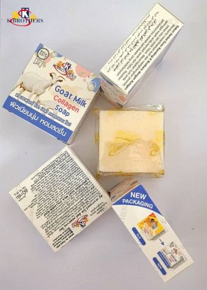 Мыло с Коллагеном и с козьим молоком goat milk collagen soap