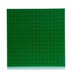 Пластина-перекрытие для конструктора, 25,5 ? 25,5 см, цвет зелёный