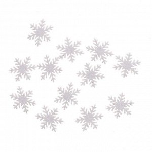 Новогодний набор для декора «Снежинки», на клеевой основе