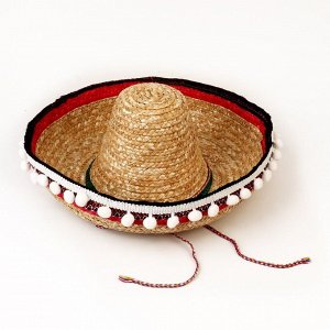 Карнавальная шляпа «Сомбреро» обхват головы — 56 см